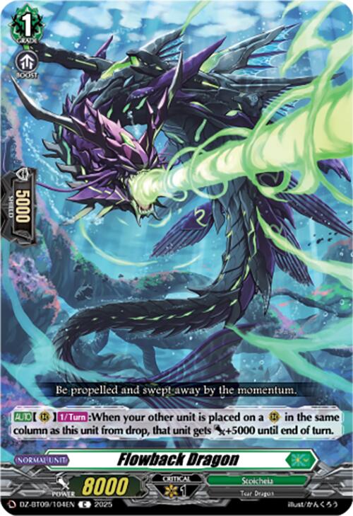 Flowback Dragon (DZ-BT09/104EN) [Super Brave Detonation] | Pegasus Games WI
