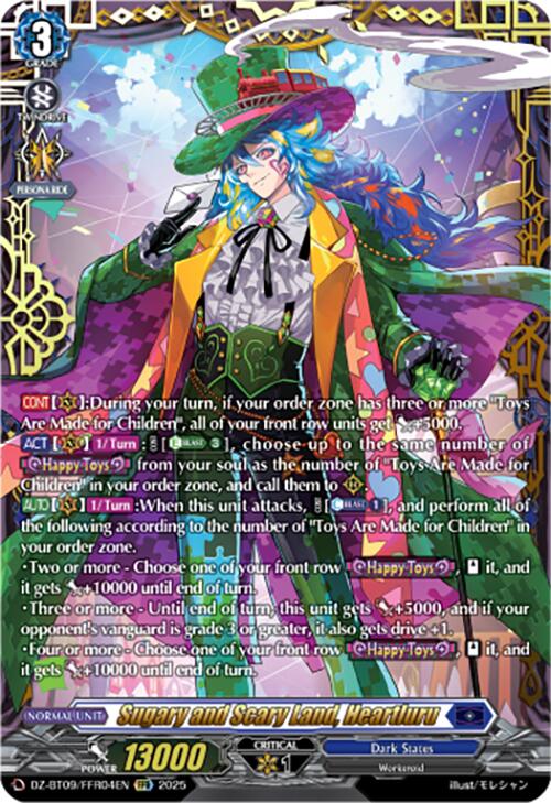 Sugary and Scary Land, Heartluru (DZ-BT09/FFR04EN) [Super Brave Detonation] | Pegasus Games WI
