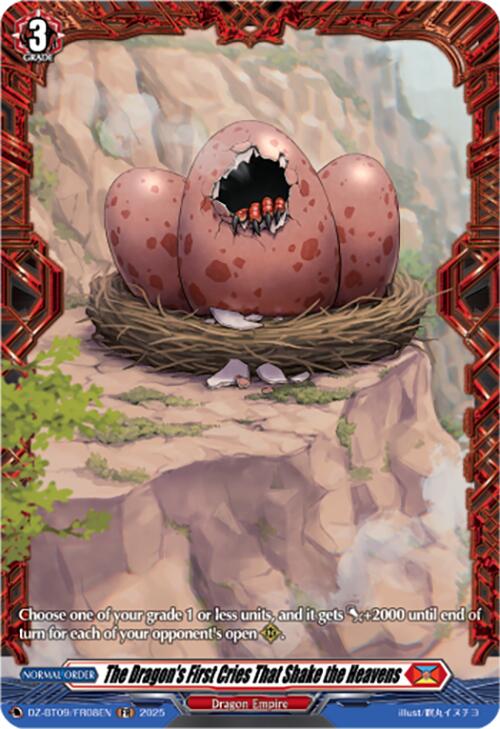 The Dragon's First Cries That Shake the Heavens (DZ-BT09/FR08EN) [Super Brave Detonation] | Pegasus Games WI