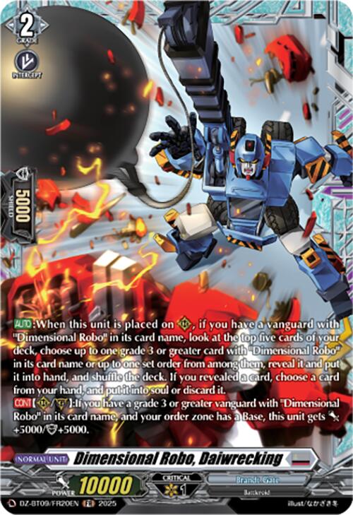 Dimensional Robo, Daiwrecking (DZ-BT09/FR20EN) [Super Brave Detonation] | Pegasus Games WI