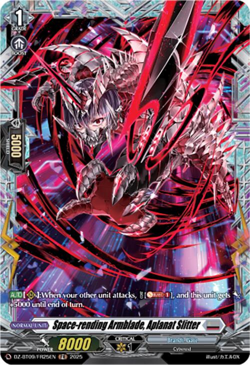 Space-rending Armblade, Aplanat Slitter (DZ-BT09/FR25EN) [Super Brave Detonation] | Pegasus Games WI