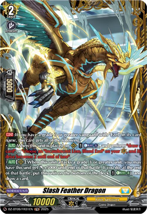 Slash Feather Dragon (DZ-BT09/FR31EN) [Super Brave Detonation] | Pegasus Games WI