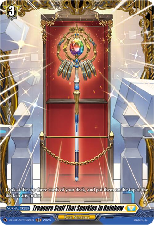 Treasure Staff That Sparkles in Rainbow (DZ-BT09/FR38EN) [Super Brave Detonation] | Pegasus Games WI