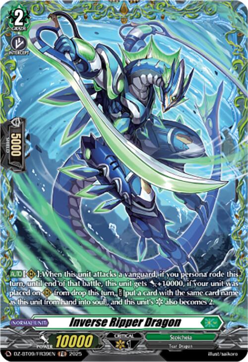 Inverse Ripper Dragon (DZ-BT09/FR39EN) [Super Brave Detonation] | Pegasus Games WI
