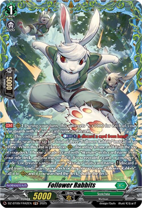 Follower Rabbits (DZ-BT09/FR42EN) [Super Brave Detonation] | Pegasus Games WI
