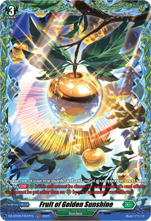 Fruit of Golden Sunshine (DZ-BT09/FR47EN) [Super Brave Detonation] | Pegasus Games WI