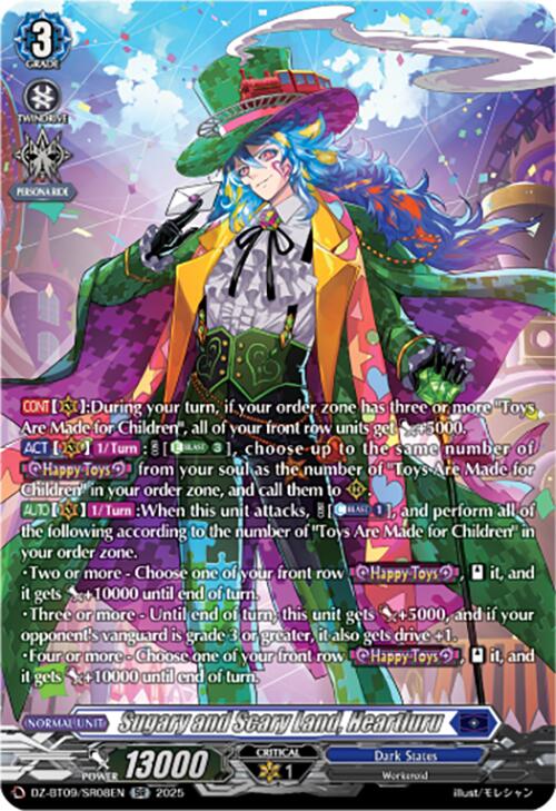 Sugary and Scary Land, Heartluru (DZ-BT09/SR08EN) [Super Brave Detonation] | Pegasus Games WI