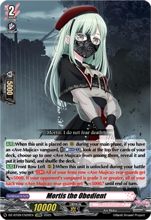 Mortis the Obedient (EXC) (DZ-BT09/EX20EN) [Super Brave Detonation] | Pegasus Games WI