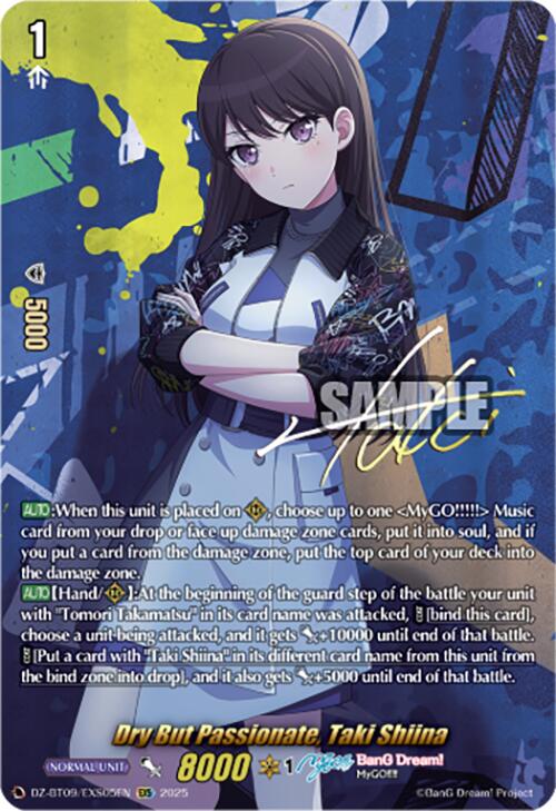 Dry But Passionate, Taki Shiina (DZ-BT09/EXS05EN) [Super Brave Detonation] | Pegasus Games WI
