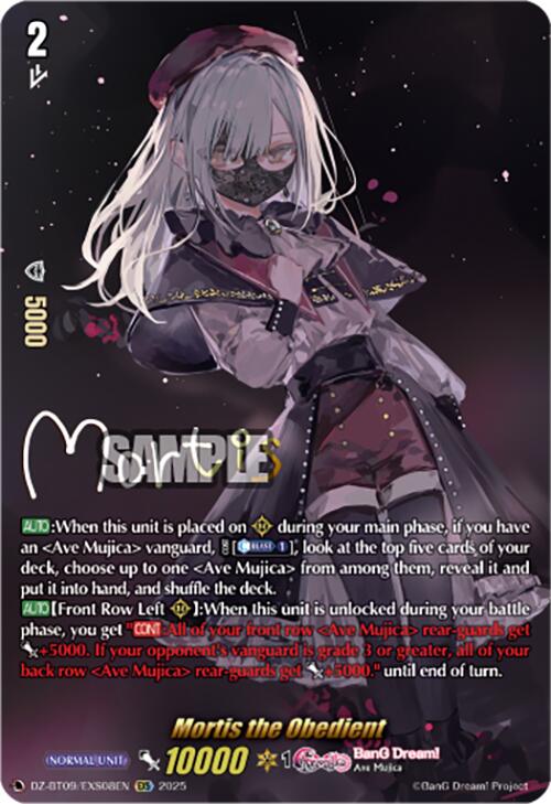 Mortis the Obedient (DZ-BT09/EXS08EN) [Super Brave Detonation] | Pegasus Games WI