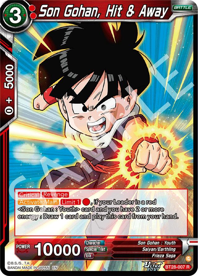 Son Gohan, Hit & Away (BT28-007) [Prismatic Clash] | Pegasus Games WI