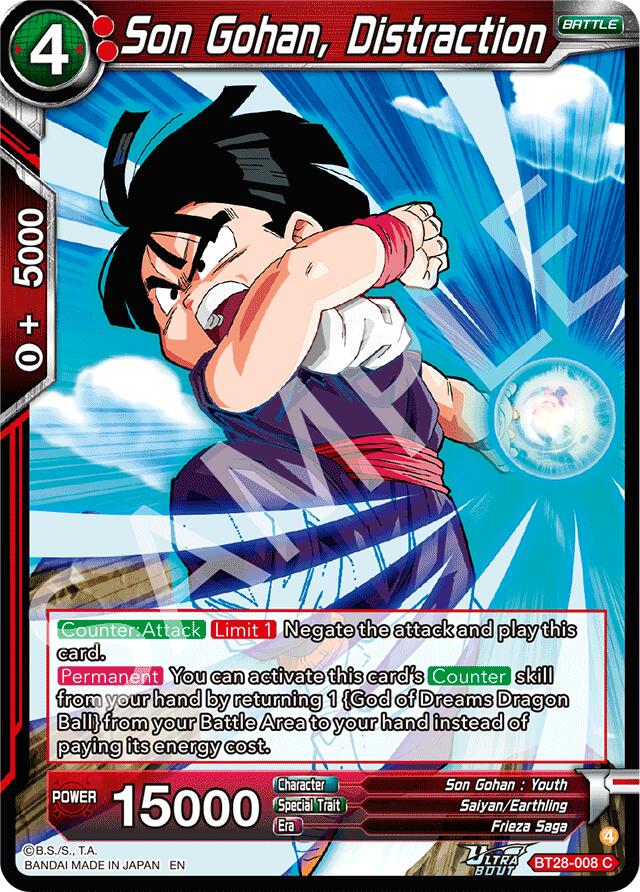 Son Gohan, Distraction (BT28-008) [Prismatic Clash] | Pegasus Games WI