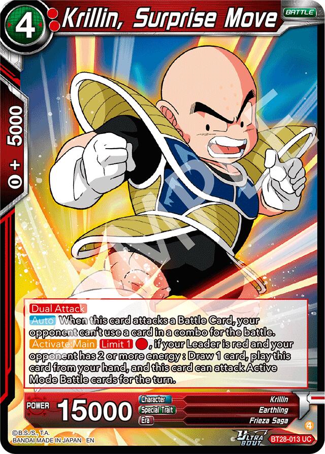 Krillin, Surprise Move (BT28-013) [Prismatic Clash] | Pegasus Games WI