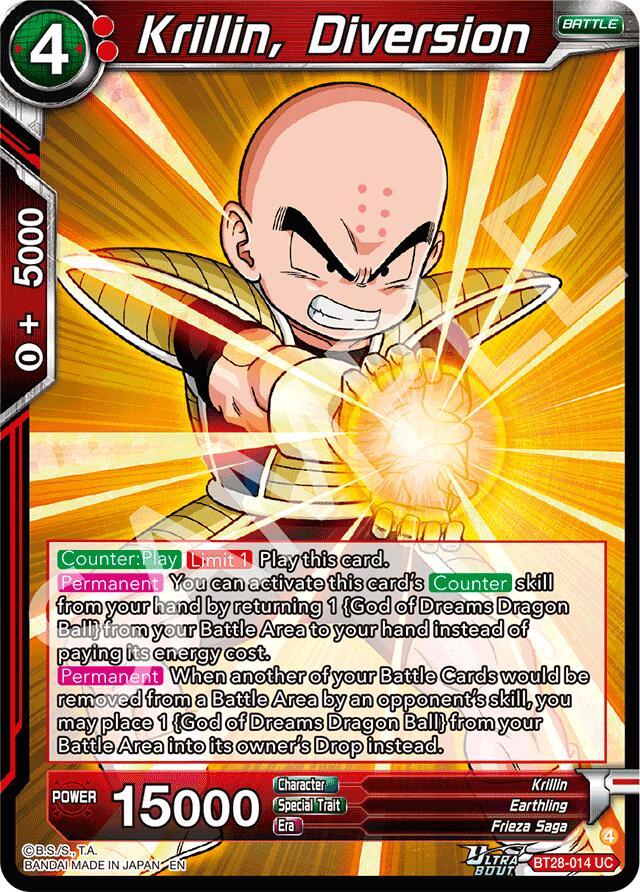 Krillin, Diversion (BT28-014) [Prismatic Clash] | Pegasus Games WI