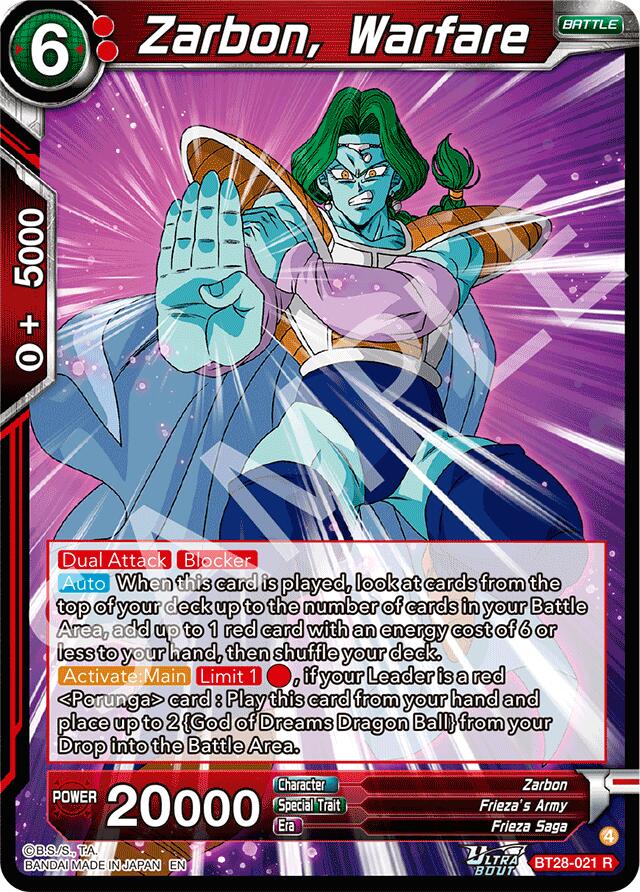 Zarbon, Warfare (BT28-021) [Prismatic Clash] | Pegasus Games WI