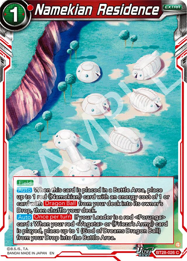 Namekian Residence (BT28-026) [Prismatic Clash] | Pegasus Games WI