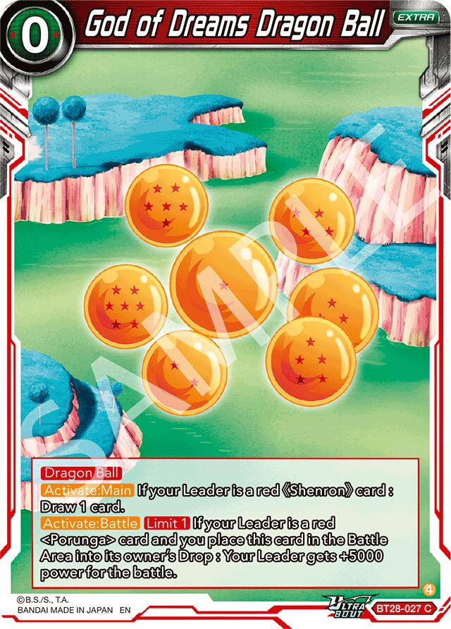 God of Dreams Dragon Ball (BT28-027) [Prismatic Clash] | Pegasus Games WI