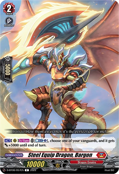 Steel Equip Dragon, Bargon (D-BT06/057EN) [Blazing Dragon Reborn] | Pegasus Games WI