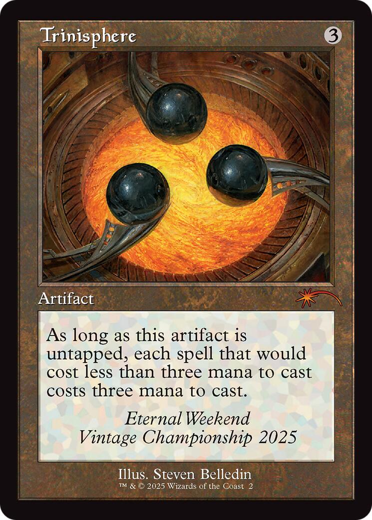 Trinisphere (Retro Frame) (Eternal Weekend 2025 Promo) [Eternal Weekend] | Pegasus Games WI