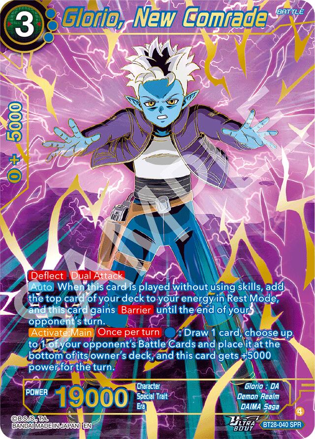 Glorio, New Comrade (SPR) (BT28-040) [Prismatic Clash] | Pegasus Games WI