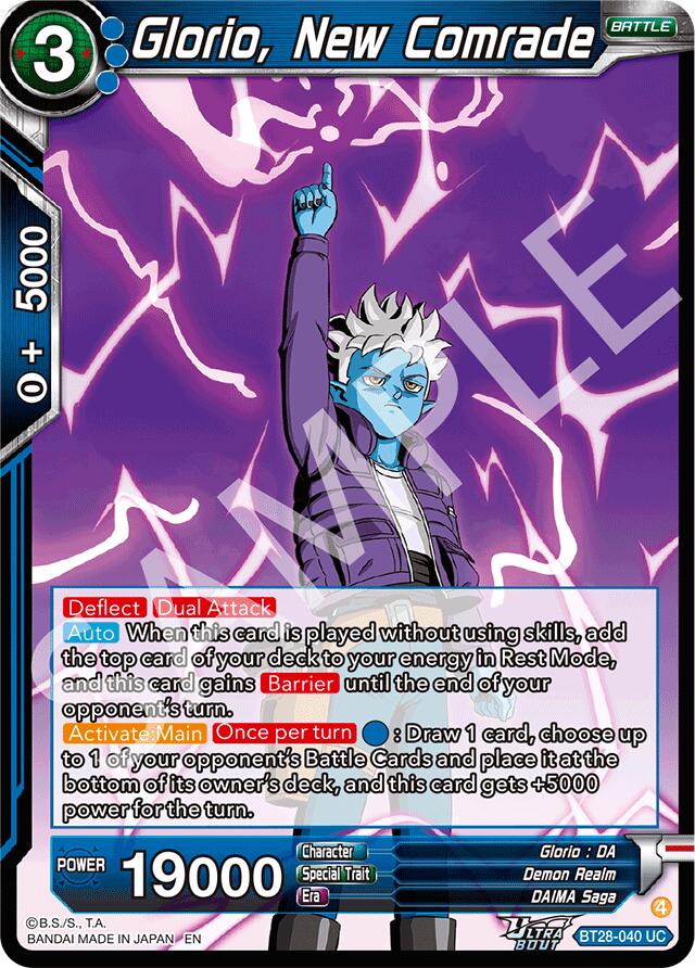 Glorio, New Comrade (BT28-040) [Prismatic Clash] | Pegasus Games WI