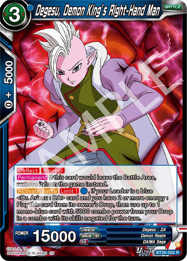 Degesu, Demon King's Right-Hand Man (BT28-052) [Prismatic Clash] | Pegasus Games WI