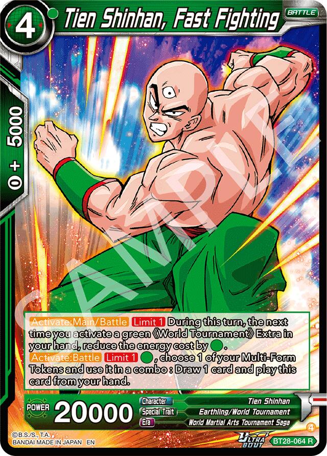 Tien Shinhan, Fast Fighting (BT28-064) [Prismatic Clash] | Pegasus Games WI