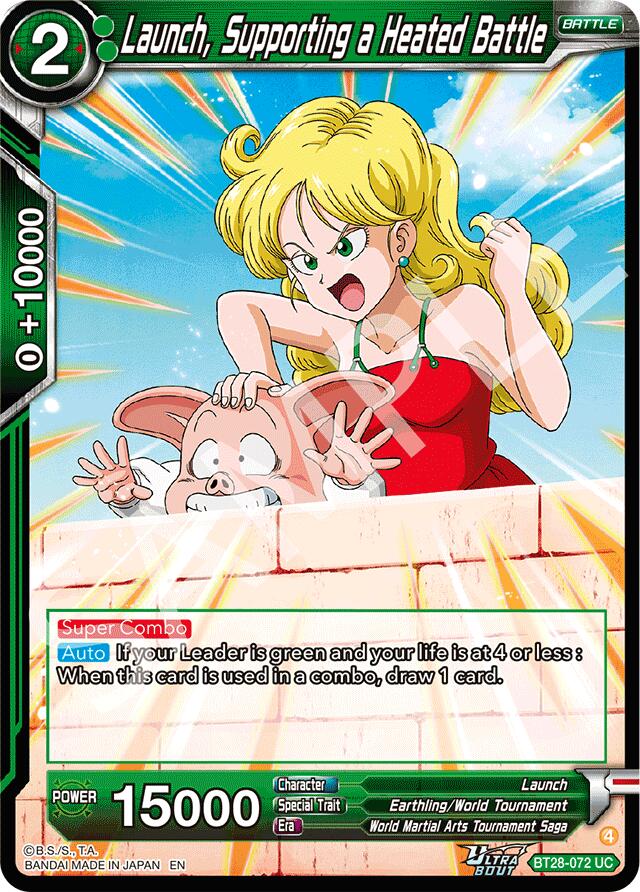 Launch, Supporting a Heated Battle (BT28-072) [Prismatic Clash] | Pegasus Games WI