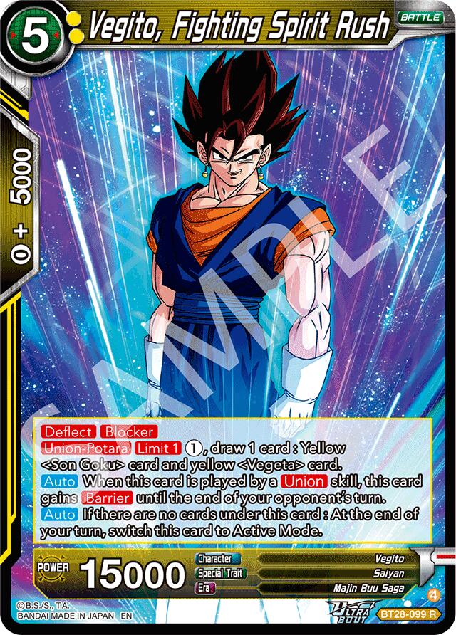 Vegito, Fighting Spirit Rush (BT28-099) [Prismatic Clash] | Pegasus Games WI