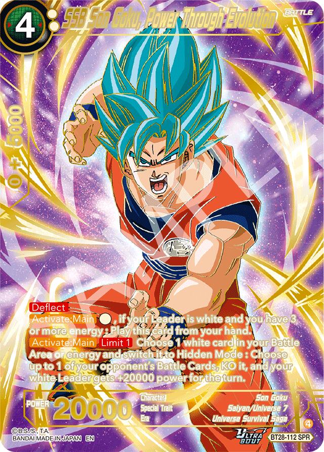 SSB Son Goku, Power Through Evolution (SPR) (BT28-112) [Prismatic Clash] | Pegasus Games WI