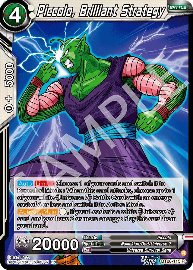 Piccolo, Brilliant Strategy (BT28-115) [Prismatic Clash] | Pegasus Games WI