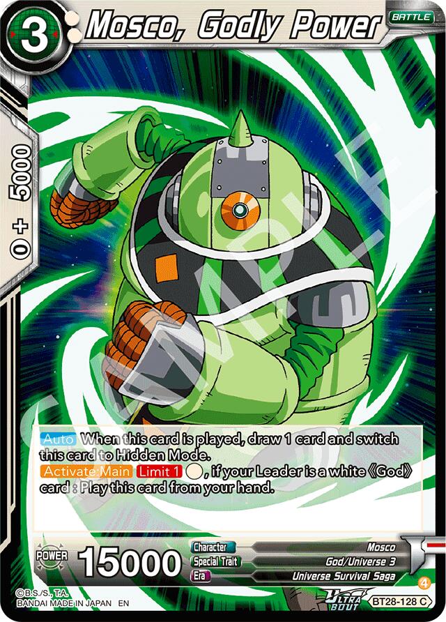 Mosco, Godly Power (BT28-128) [Prismatic Clash] | Pegasus Games WI