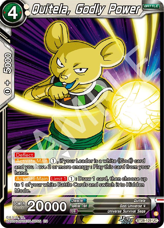 Quitela, Godly Power (BT28-129) [Prismatic Clash] | Pegasus Games WI