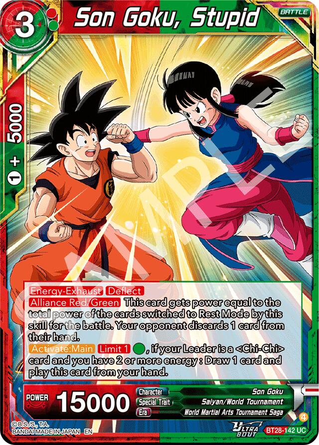 Son Goku, Stupid (BT28-142) [Prismatic Clash] | Pegasus Games WI