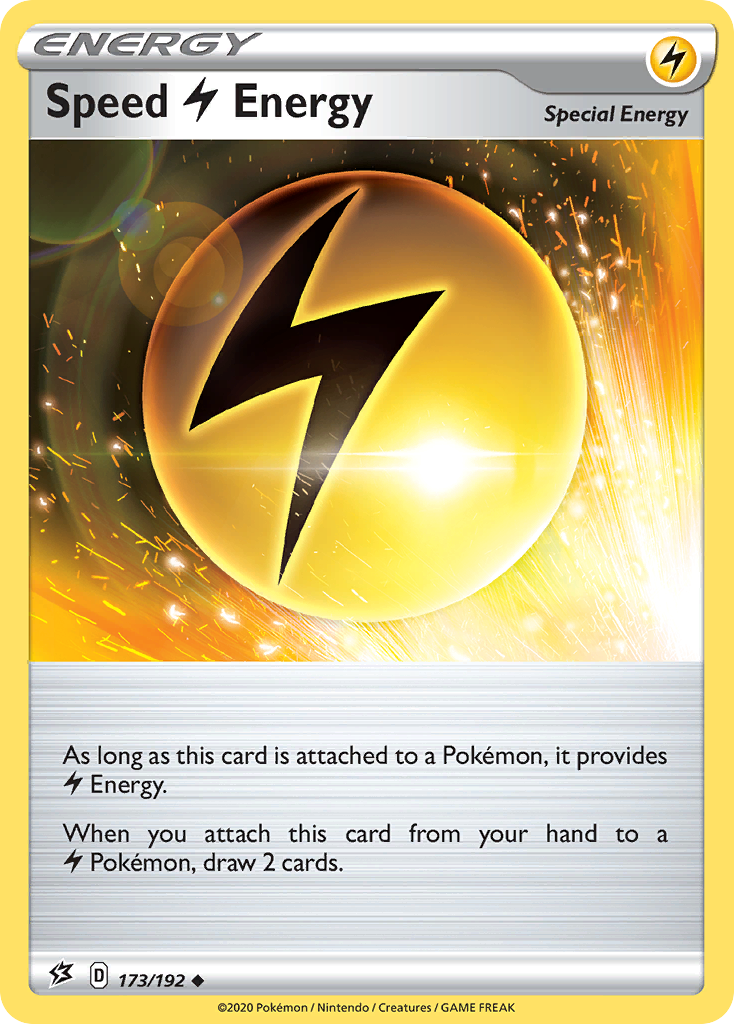 Speed Lightning Energy (173/192) [Sword & Shield: Rebel Clash] | Pegasus Games WI
