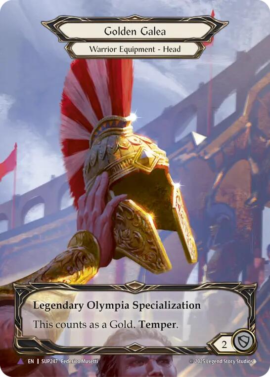Golden Galea (Marvel) [SUP247] (Super Slam)  Cold Foil | Pegasus Games WI