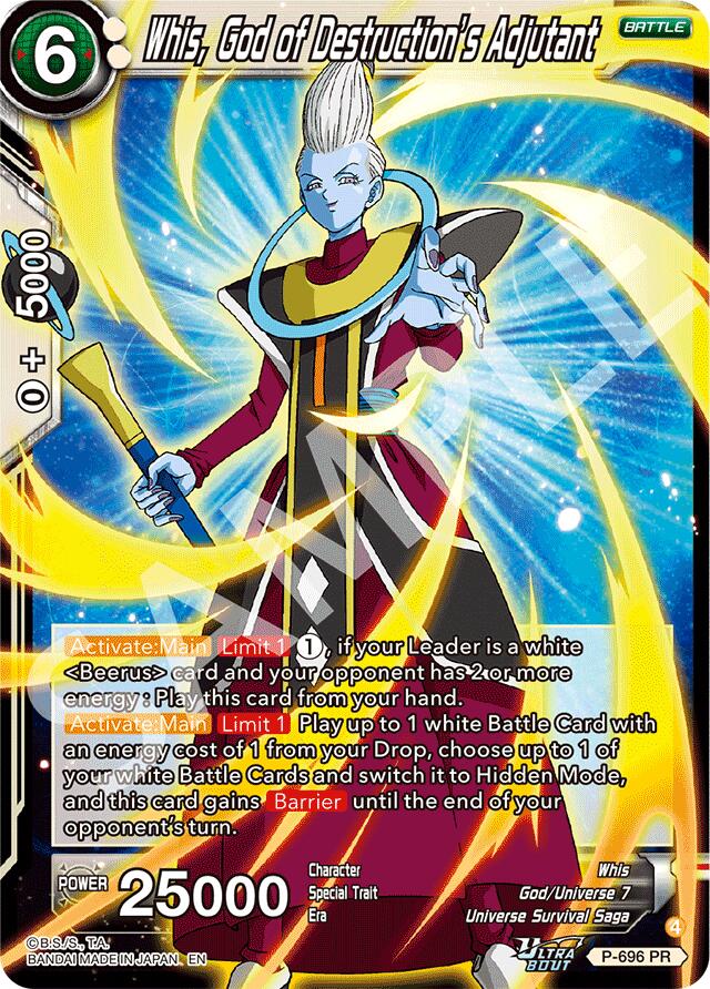 Whis, God of Destruction's Adjutant (P-696) [Promotion Cards] | Pegasus Games WI