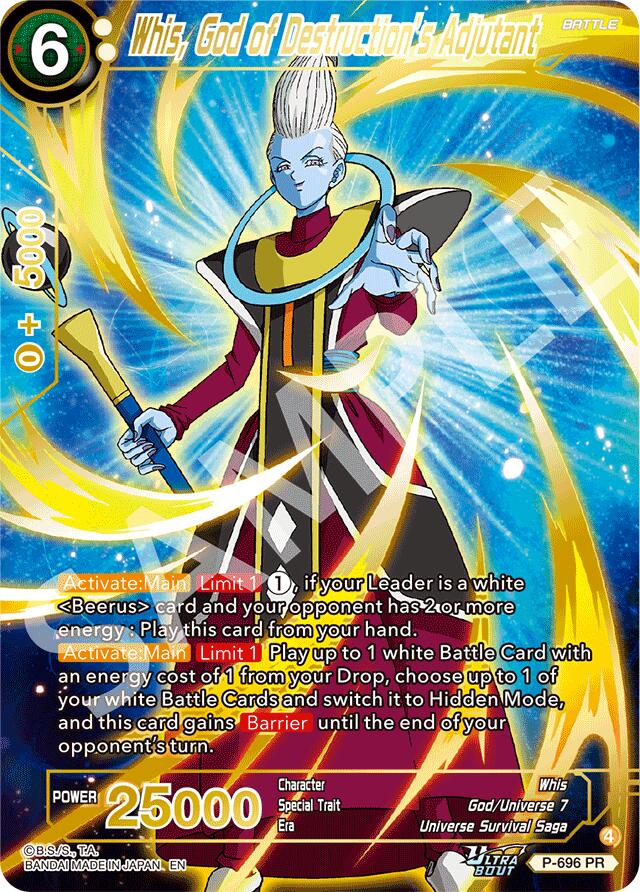 Whis, God of Destruction's Adjutant (Gold Stamped) (P-696) [Promotion Cards] | Pegasus Games WI