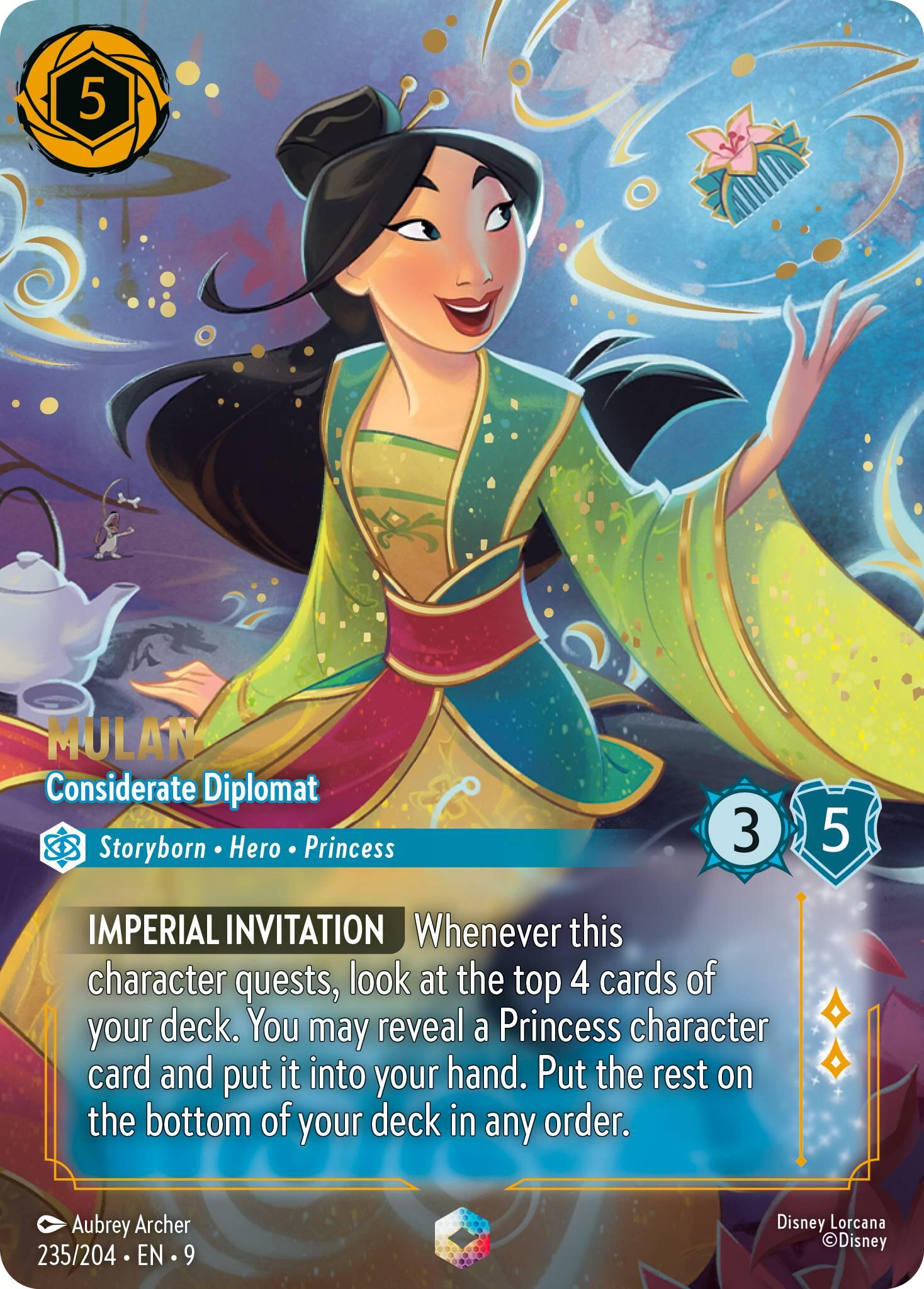Mulan - Considerate Diplomat (Enchanted) (235/204) [Fabled] | Pegasus Games WI