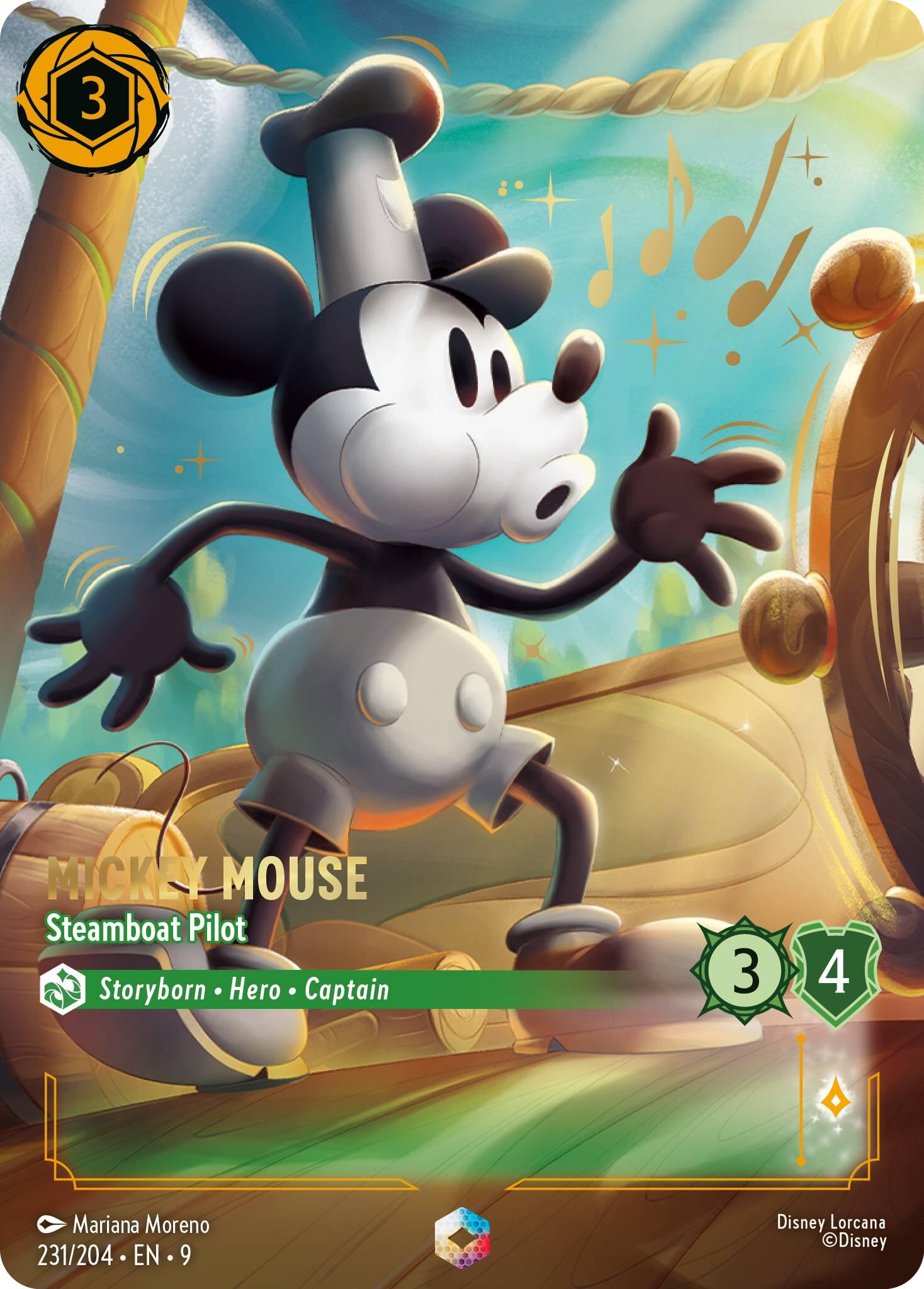 Mickey Mouse - Steamboat Pilot (Enchanted) (231/204) [Fabled] | Pegasus Games WI