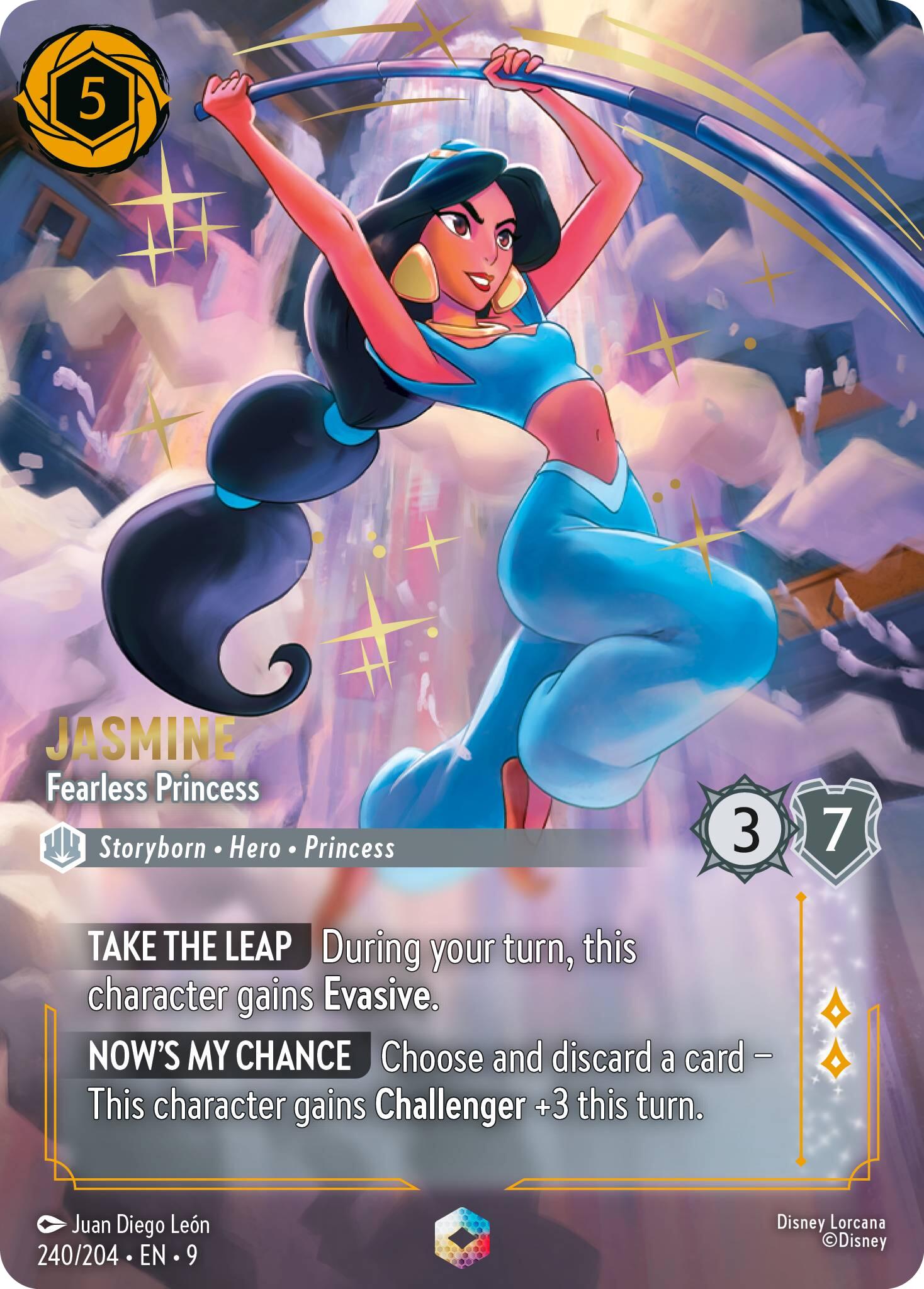 Jasmine - Fearless Princess (Enchanted) (240/204) [Fabled] | Pegasus Games WI