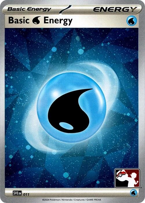 Basic Water Energy (011) (Cosmos Holo) [Prize Pack Series Seven] | Pegasus Games WI