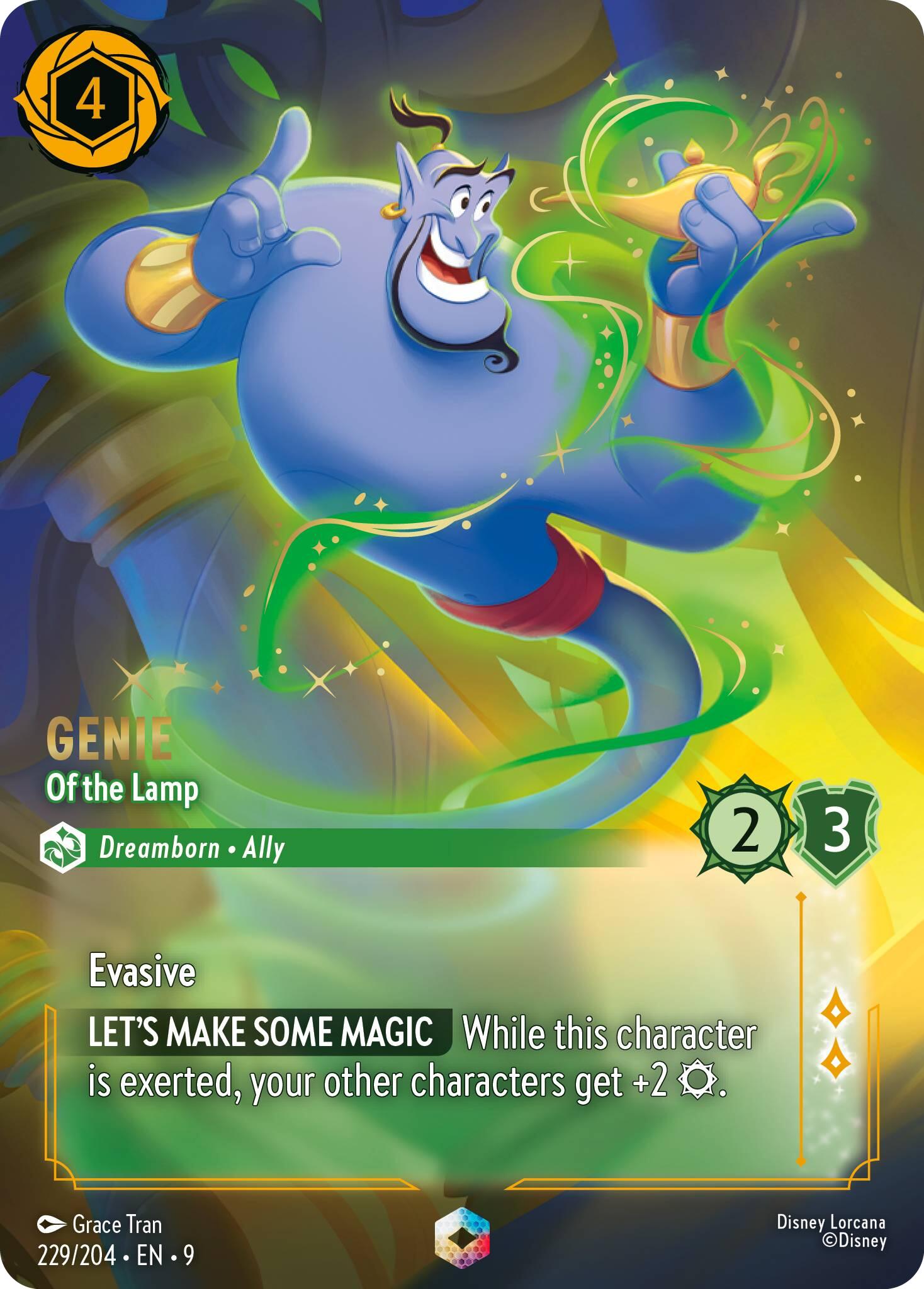 Genie - Of the Lamp (Enchanted) (229/204) [Fabled] | Pegasus Games WI