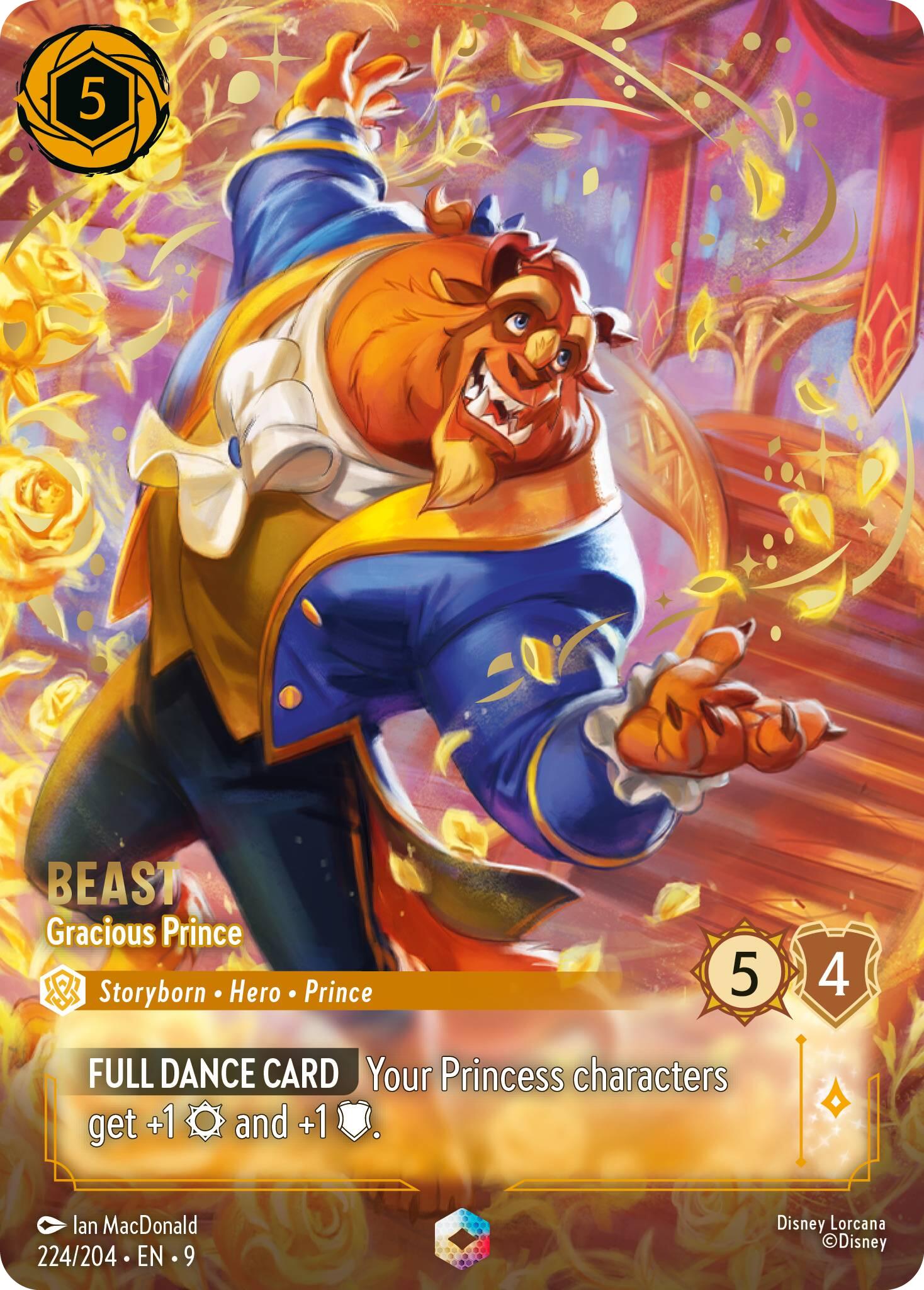 Beast - Gracious Prince (Enchanted) (224/204) [Fabled] | Pegasus Games WI