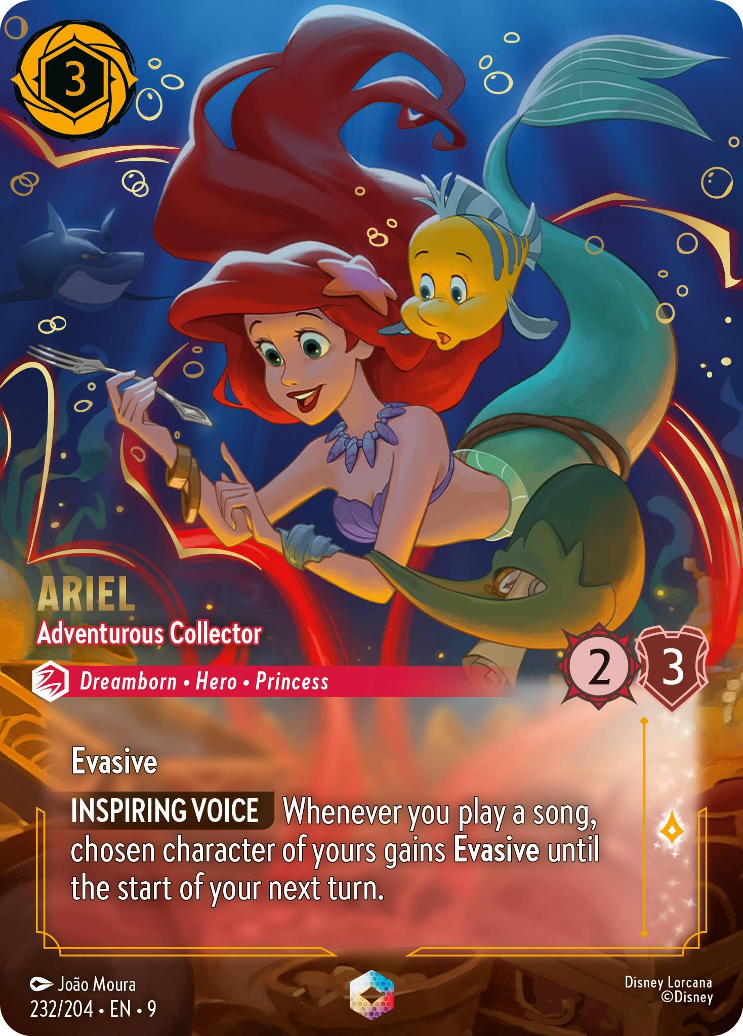Ariel - Adventurous Collector (Enchanted) (232/204) [Fabled] | Pegasus Games WI