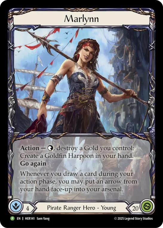 Marlynn [HER141] (Promo)  Rainbow Foil | Pegasus Games WI