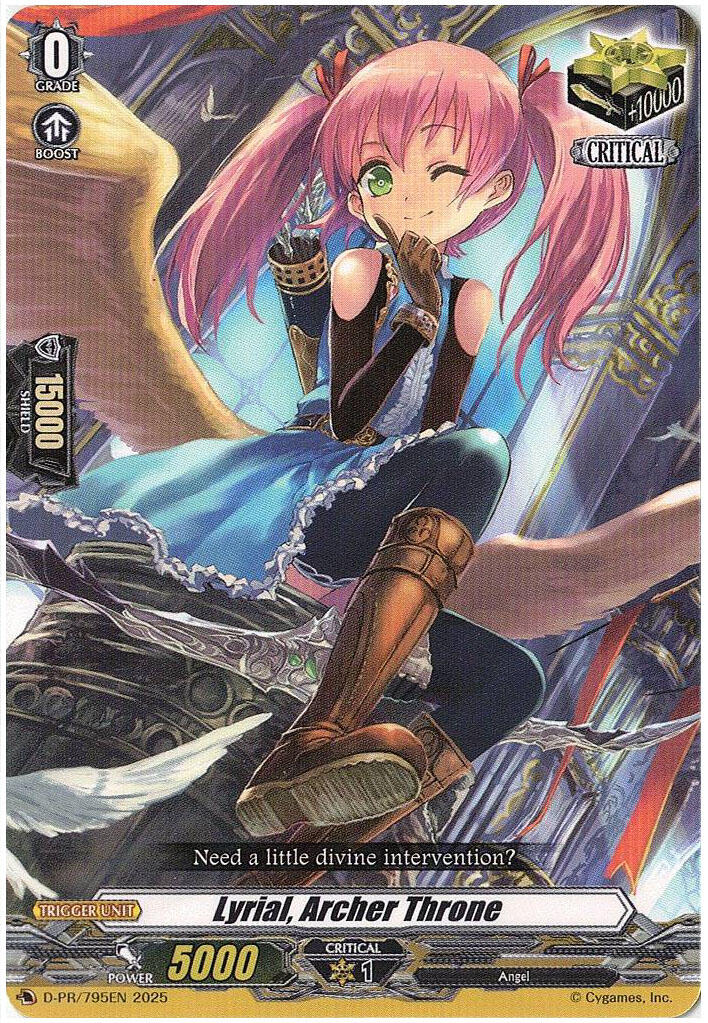 Lyrial, Archer Throne (D-PR/795EN) [D Promo Cards] | Pegasus Games WI
