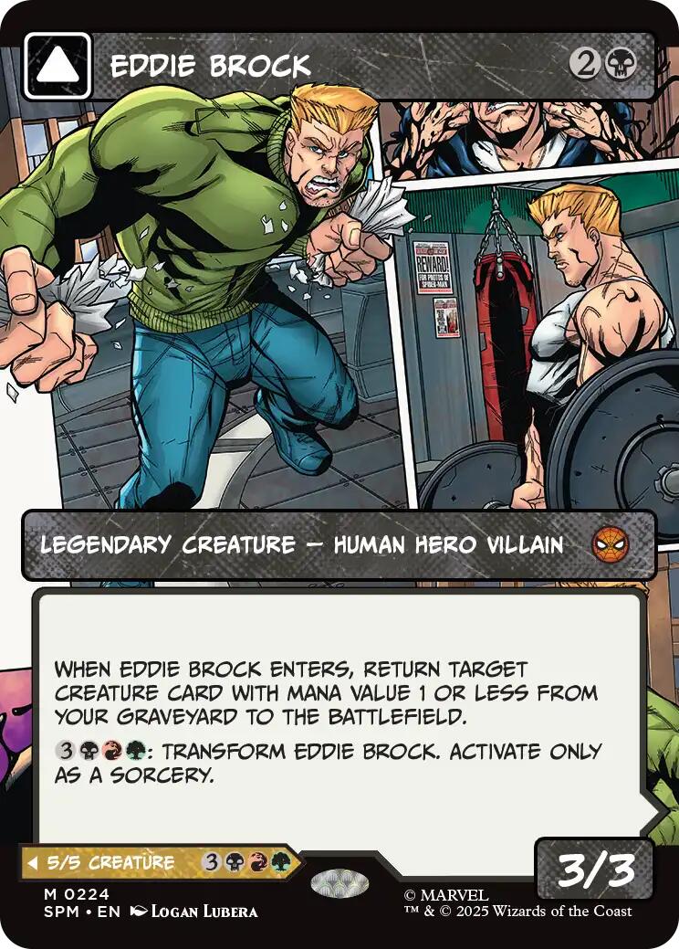 Eddie Brock (0224) (Borderless) [Marvel's Spider-Man] | Pegasus Games WI