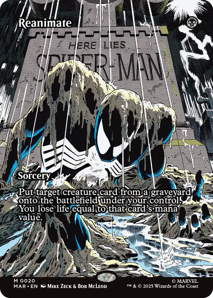 Reanimate (Borderless) [Marvel's Spider-Man: Eternal-Legal] | Pegasus Games WI