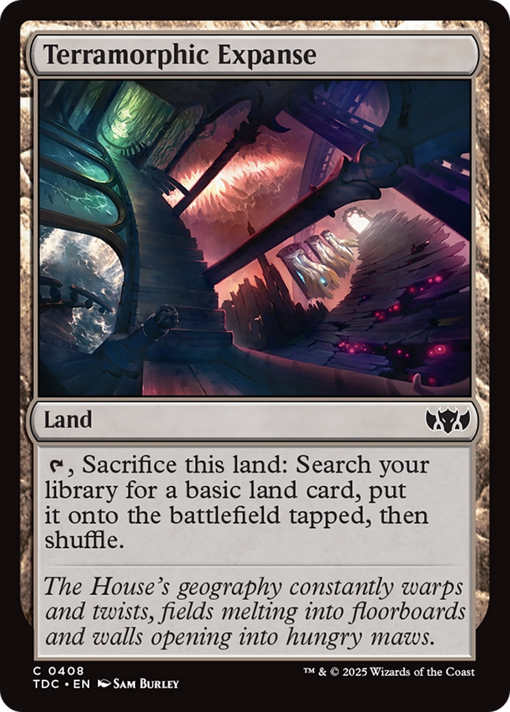 Terramorphic Expanse [Tarkir: Dragonstorm Commander] | Pegasus Games WI